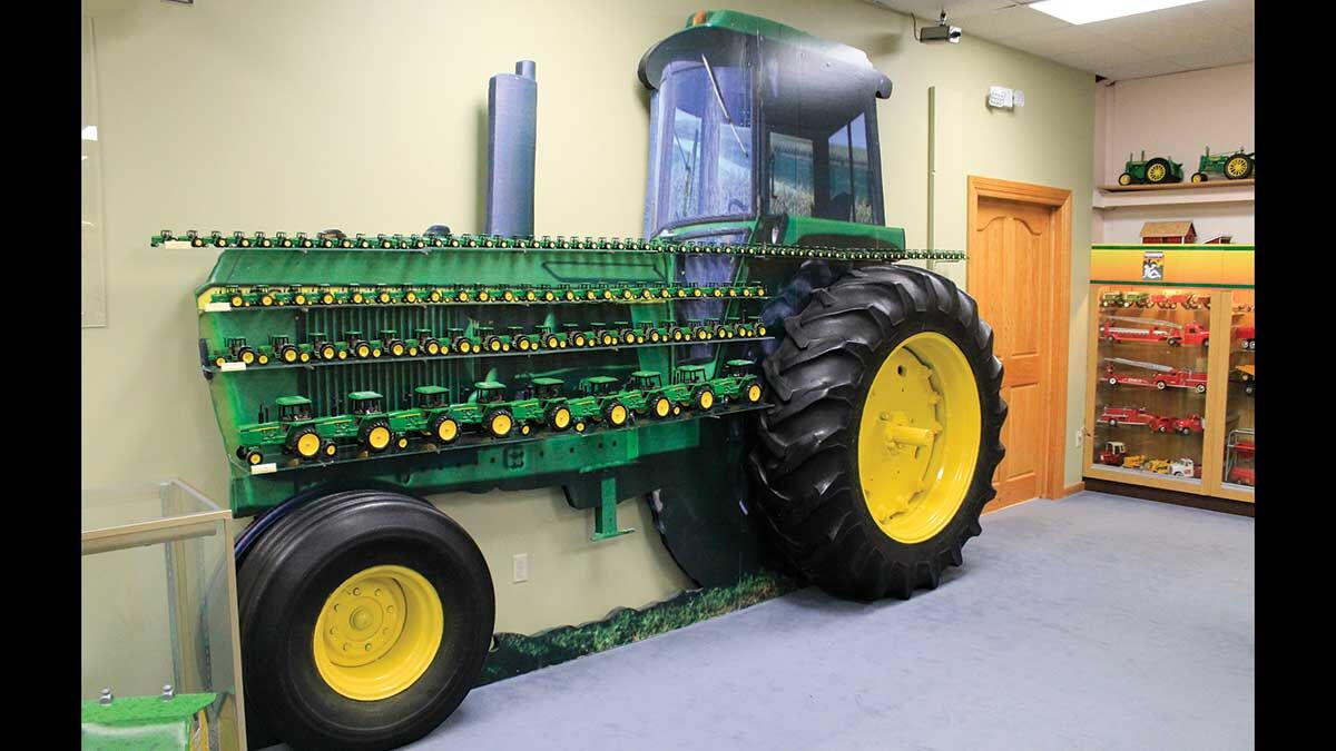 Tractor by ladder